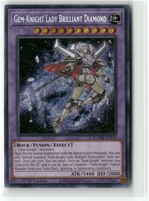 Gem-Knight Lady Brilliant Diamond Secret Rare BLMM-EN145 NM