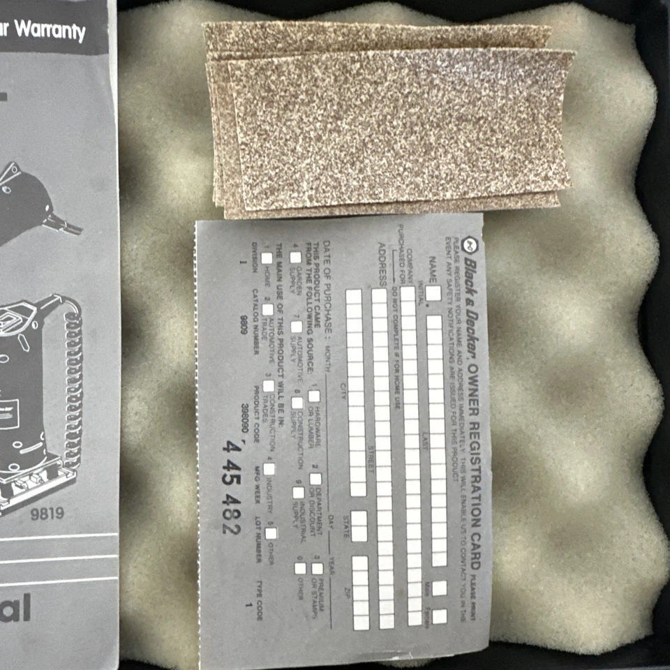 Black & Decker Precision Tool 4 Pc. Workshop Tool Set VS Germany Rare NOS - Image 3 of 4