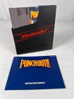 Punch-Out!! Nintendo NES 1987 Manual and Sleeve