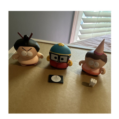 Kidrobot South Park Cartman 3-Pack Vinyl Comedy Animation Figures w/Accessories