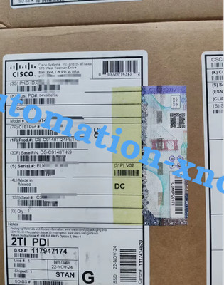 1PCS Cisco Fibre Channel Switch DS-C9148T-24PETK9 New fedex or DHL