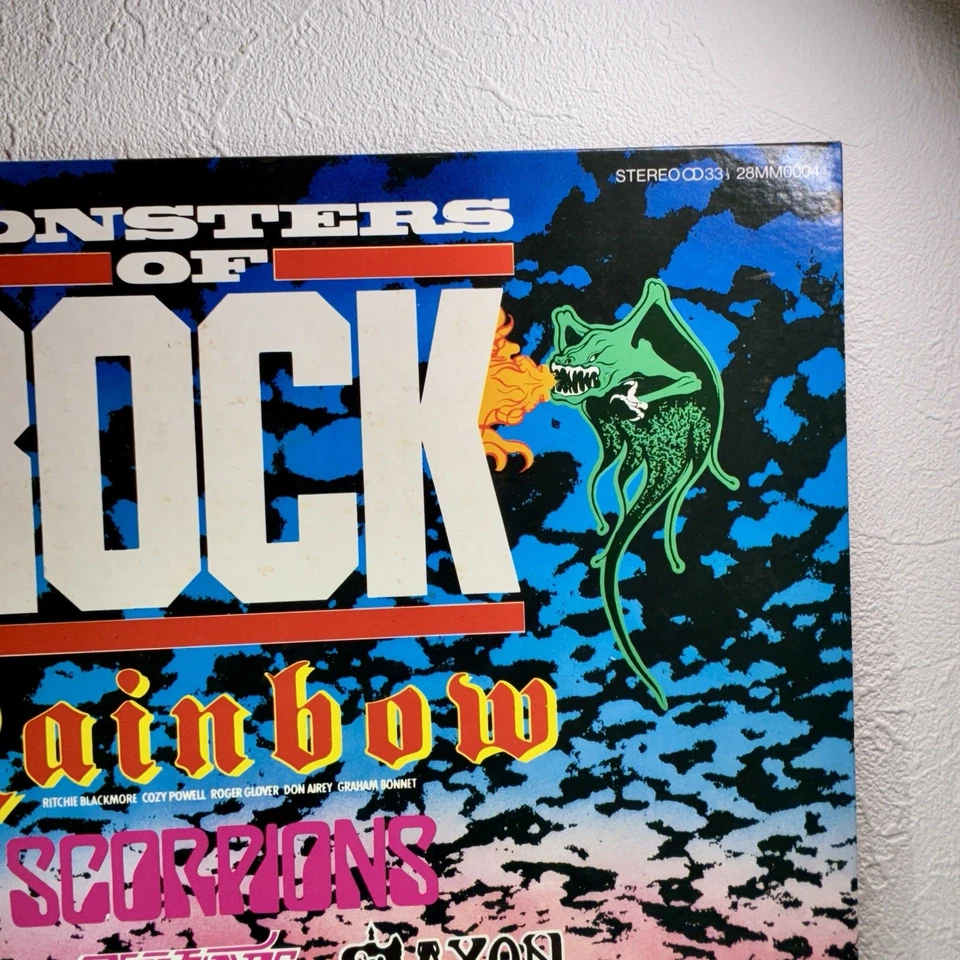 Various – Monsters Of Rock / LP 1980 Polydor 28MM0004 w/OBI Japan EX/EX Rainbow - Image 4 of 4