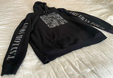 Taylor Swift The Eras Tour Black Pullover Hoodie Graphic Logo Pockets XL