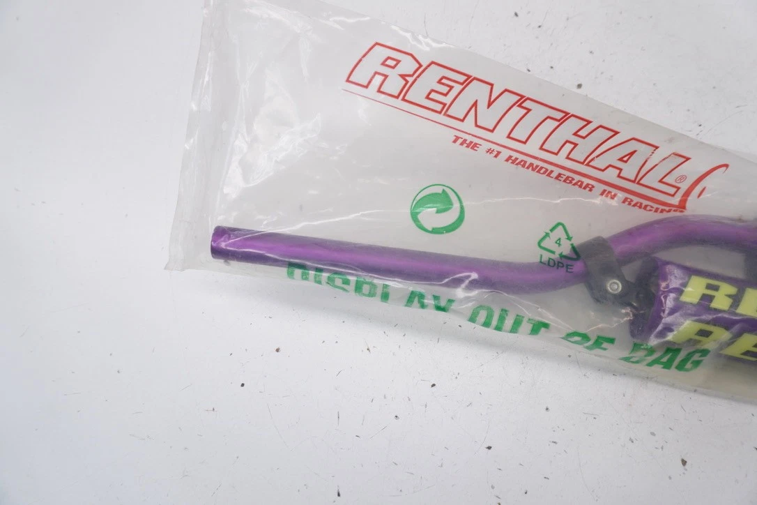 Renthal 7/8 Handlebars 971 Bend Handlebar Bar Pad Bars Purple