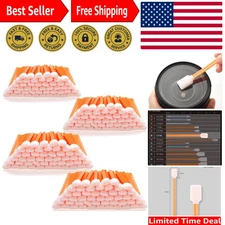 Pro Quality 200 Pcs Foam Cleaning Swabs - 5.25" for Household & Office Use