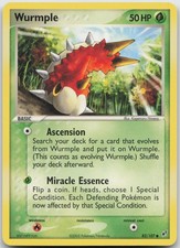 Wurmple 82/107 Deoxys Pokemon Lightly Played