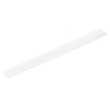 5 Pcs White Plastic Welding Rods 9.5mm x 330mm HDPE Flat(0.4inch x 13inch)