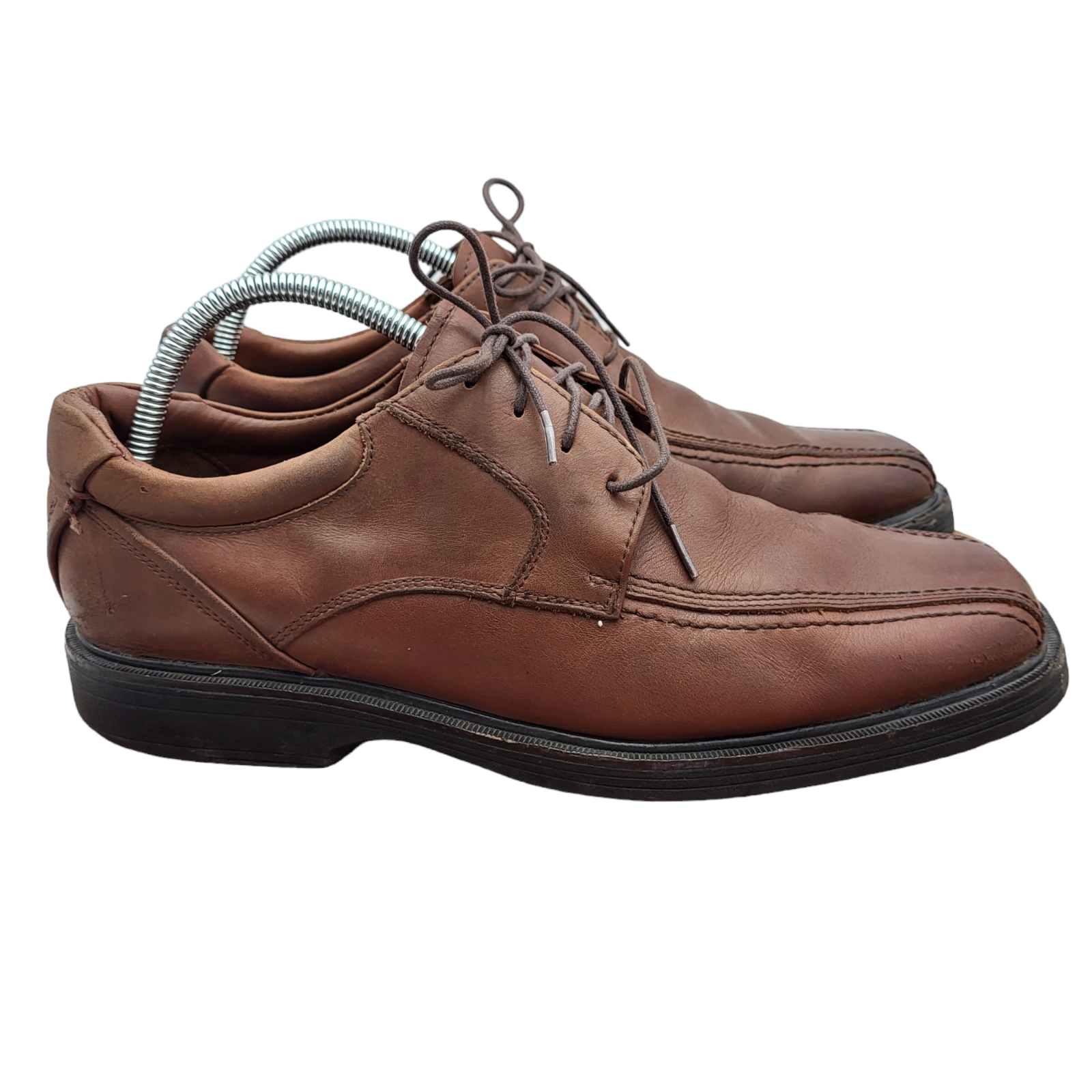 SAOLA Scarpe Johnston & Murphy uomo taglia 9 M pelle di pecora marrone impermeabili XC4 Oxford