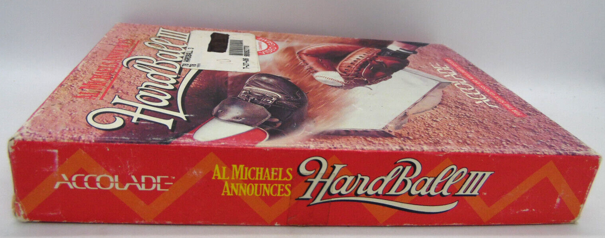 北米版「ALMICHAEL ANNOUNCES Hard BallⅢ」（GEN） Al Michaels Announces HardBall III (Sega Genesis, 1993) In box No