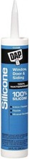 DAP 08641 Clear All-Purpose 100 Silicone Rubber Sealants, 10.1 oz, Canister Pa