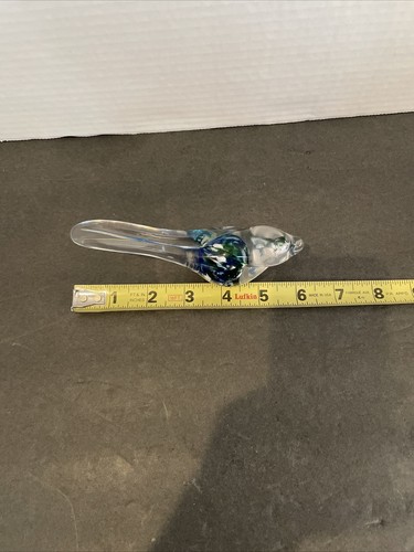 Murano ? Vogel Kunst Glas Figur signiert "JP" und nummeriert "15" schön gebraucht - Bild 4 von 7