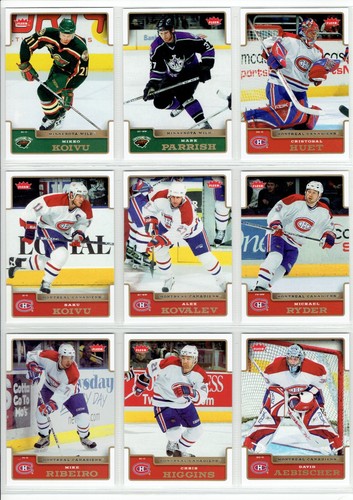 2006-07 Fleer NHL Hockey Base & Rookies Fill Your Set #1-230 U-Pick From List! - Picture 120 of 238