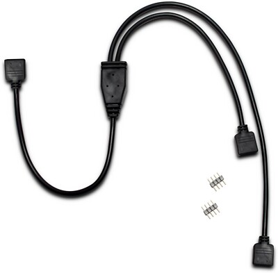 RGB Verteiler 2-fach Y-Adapterkabel für  4Pin RGB-Header AURA Mystic Adapter