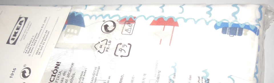 Nuevo IKEA Upptag Design por Maria Vinka 80% Algodón 20% Viscosa 2 Paneles 47 x 98 Foto 4 de 4