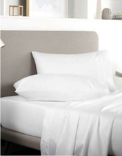 400 Thread Counts 100% Egyptian Cotton Extra Deep Fitted Sheet 16" Depth - White