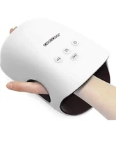 Cincom CM-026H White Handheld Rechargeable Cordless Hand Massager With Heat