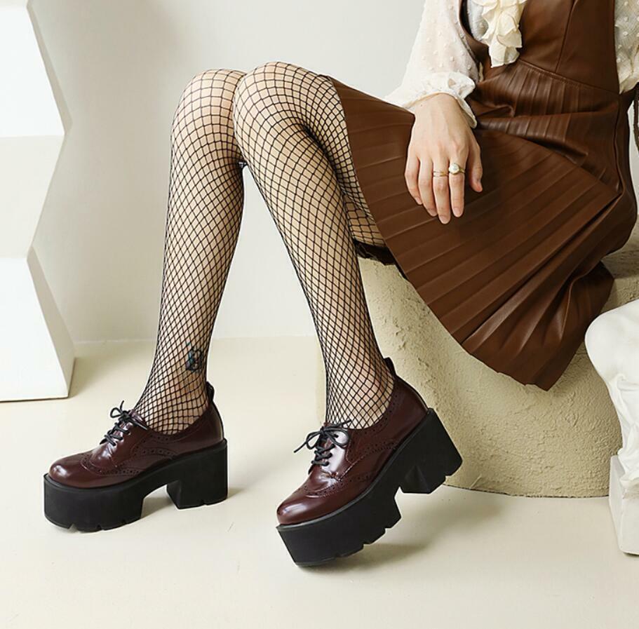 elerhythm Mary Jane Lace Up gesloten ronde teen vintage hakken Gatsby jaren 50 pumps jaren 20 Victoriaanse jaren 40 retro schoenen, rood, 38 EU
