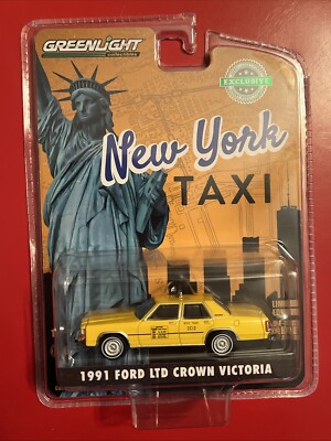 Greenlight 1/64 🇨🇵 NYC Taxi 2011 Ford Crown Victoria Taxi New York - Jeux & Jouets