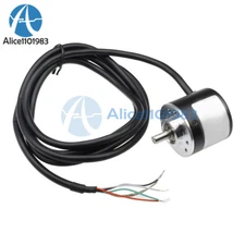 New 360P/R Incremental Rotary Encoder AB phase encoder 6mm Shaft W coupling