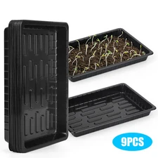 10pcs Seed Starting Trays Flats Heavy Duty Seedlings No Holes 10 x 7''