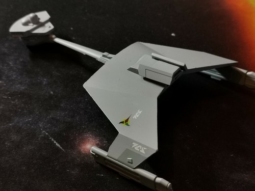KLINGONISCHE D7 FENSTERAUFKLEBER V2 Star Trek Raumschiffe ADAGLEMOSS - NUR ABZIEHBILDER - Bild 3 von 5