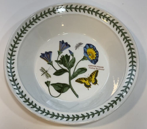 Vtg. Portmeirion Botanic Garden Trailing Bindweed Salad Soup Bowl 8.25”