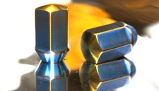 Oro Azul Titanium Lug Wheel Nut 12x1.5 Closed End 60deg HEX19 20pcs set