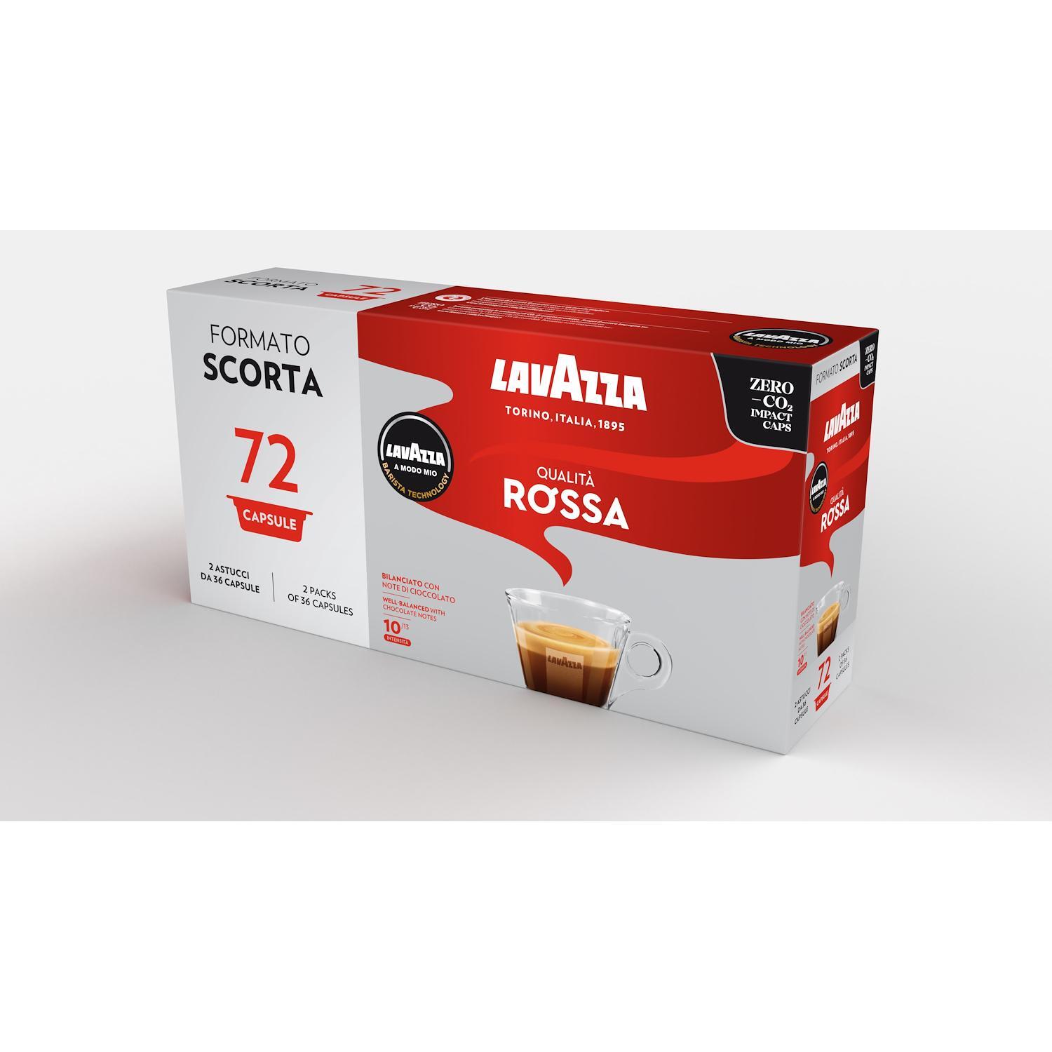 Capsule Caffe' Lavazza A Modo Mio Qualita' Rossa 72 capsule