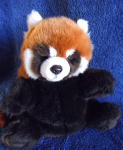 red panda puppet