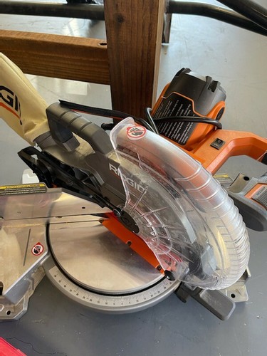 RIDGID 15 Amp Dual Bevel Miter Saw with 