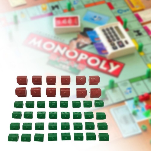 Hotel Game Replacement Pieces, Hotels Houses Game Piece, Family Replacement - Picture 4 of 7