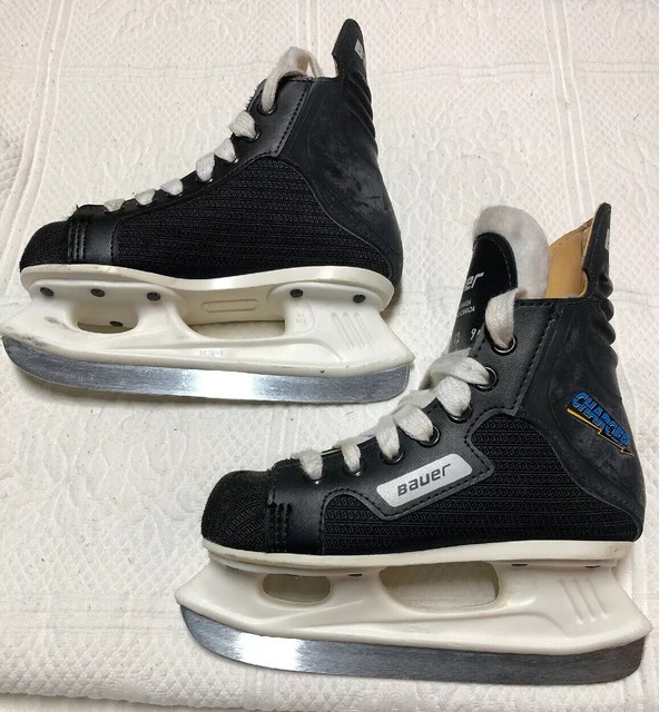 Bauer Charger Hockey Ice Skates Size K12 DD 95. Used Maybe 3 Times. VG