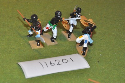 54mm Kolonial / Flusskrieg - Mahdisten 3 Derwischkrieger Trophäe Minis - (116201)