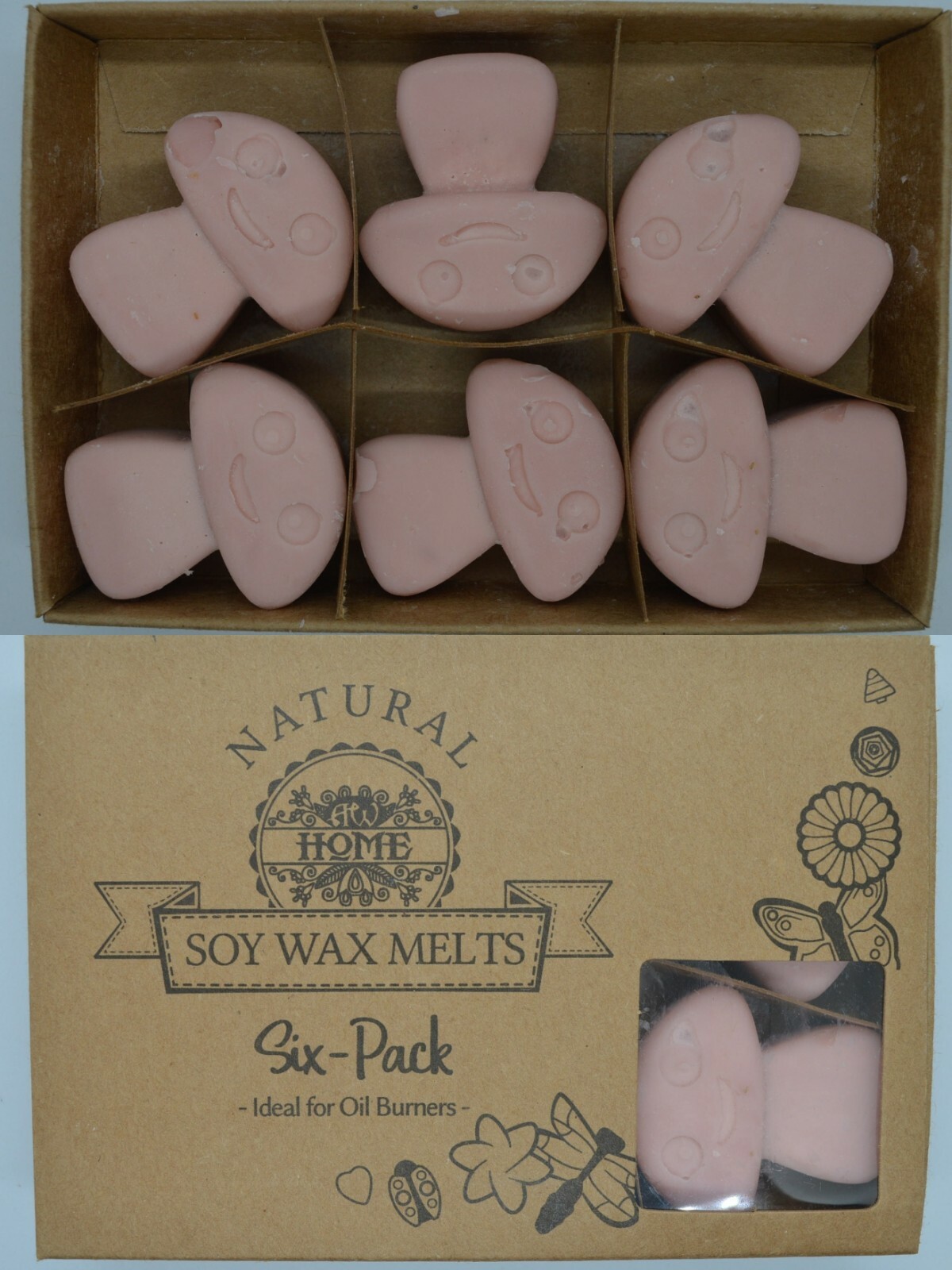Box of 6 Coffee Scented Luxury Soy Wax Melts for Oil Burners Gift Set fragrance