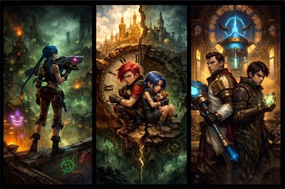 Arcane League of Legends wallpaper