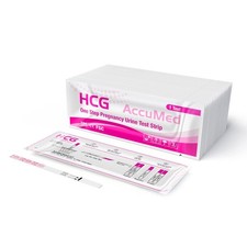Early Pregnancy Test Strips, 25 Individually Wrapped HCG Tests for Home Use