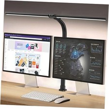 Led Desk Lamp for Home Office,24W Bright Eye-Caring Desk Light with Black-Clamp