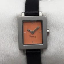 Shenandoah By Projects Graves Watch Women 20mm Silver Tone Leather New Battery