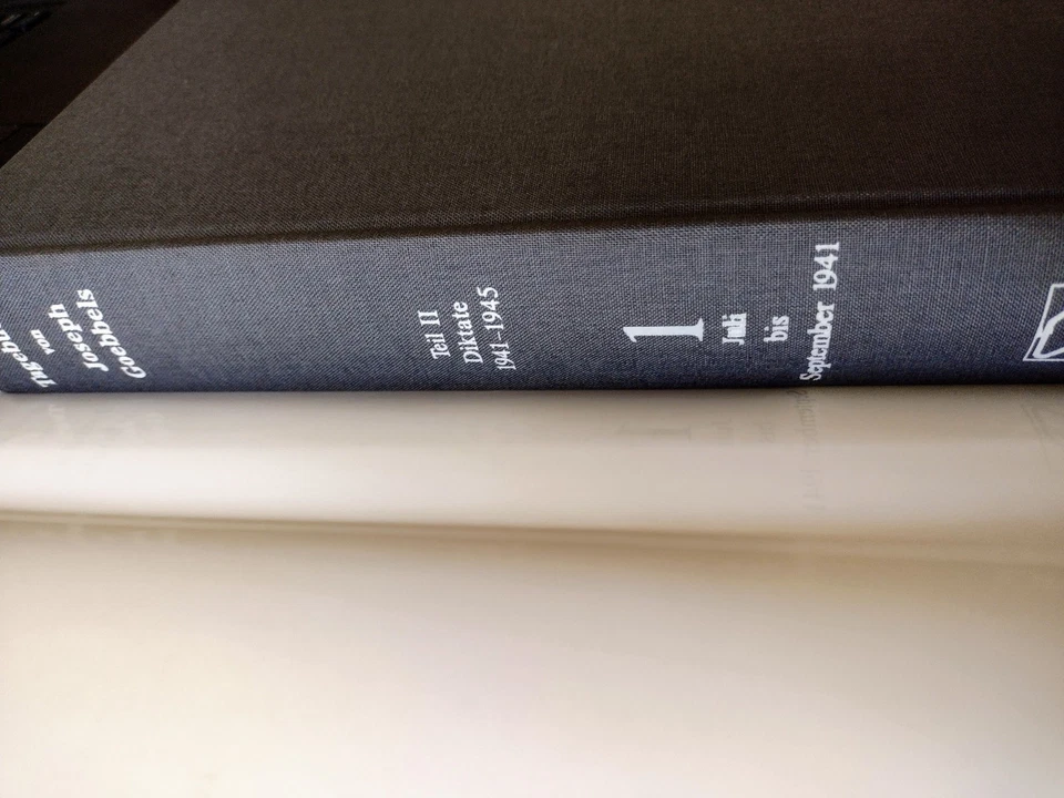 Die Tagebücher der Gobbels auf Deutsch. Komplettes Set mit 15 Hardcover-Büchern. - Image 3 of 4