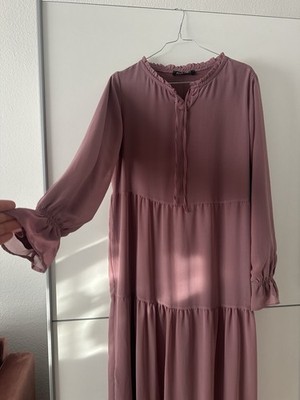   Wie NEU:   Wunderschönes Maxikleid Abaya Modanisa Rosa S/M Refka 40  