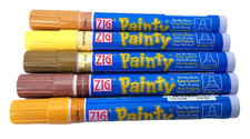 EK Success ZIG PAINTY Oiled Based Permanent Paint Marker Ink Pen Lot 5 Med Tip