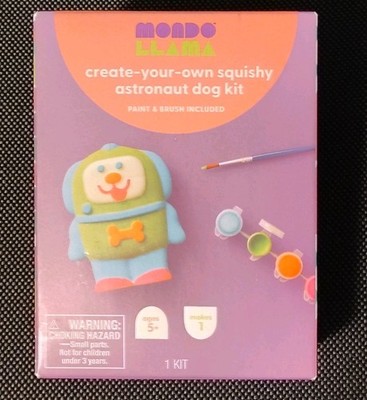 Mondo Llama Create Your Own Squishy Astronaut Dog Kit Craft Set Brand New!!