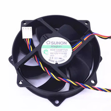 1PCS SUNON KDE1209PTVX DC12V 4.4W 4-pin cooling fan 9cm 9025