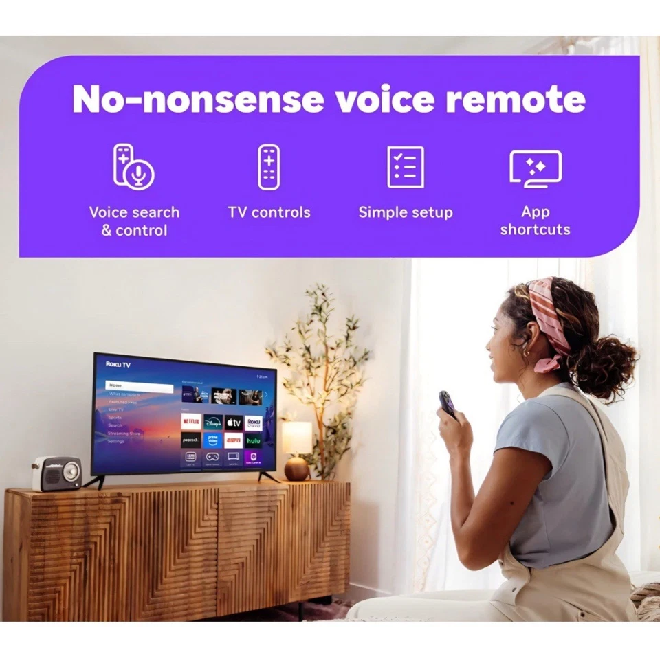 Roku Smart TV 2025 - Serie Select de 40 pulgadas, TV Full HD 1080p - RokuTV - Image 4 of 4