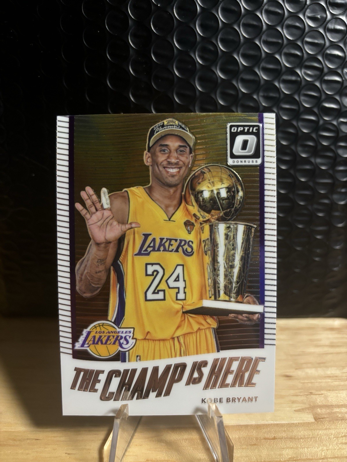 2017-18 Panini Donruss Optic Kobe Bryant The Champ Is Here #6 Los Angeles Lakers