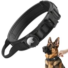 Airtag Dog Collar Waterproof Adjustable Large (16.5-20.5") - GPS Training