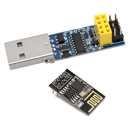 1X(USB zu ESP8266 CH340C ESP-01 ESP-01S Prog WiFi Programmer Downloader Ad1255