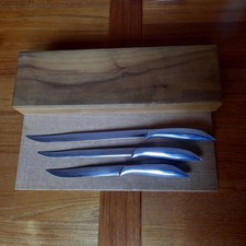 Vintage Lot Set of 3 David Z Murphy Gresham OR USA Knives w Box, Excellent knife