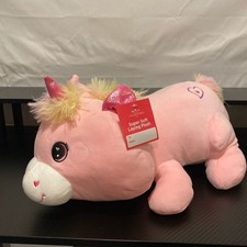 Pink Unicorn Super Soft Valentines Day Plush