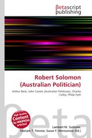 Lambert M. Surhone (U. A.) | Robert Solomon (Australian Politician) | Buch